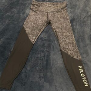 Peloton Black and Gray Leggings